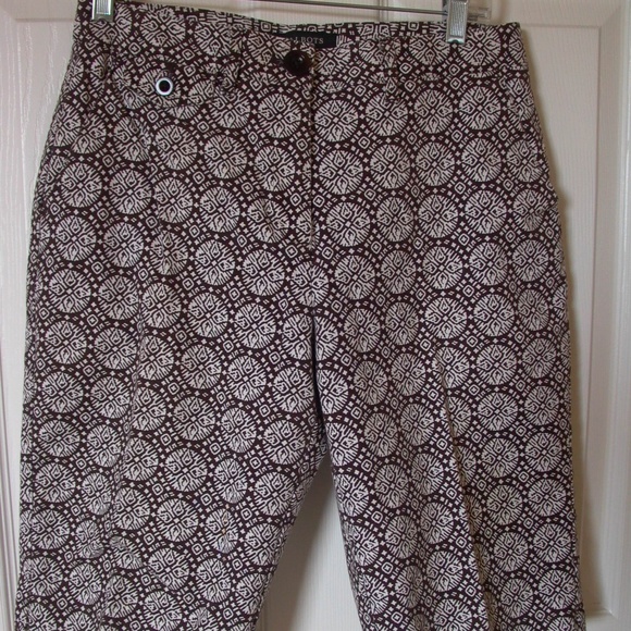 Talbots Pants - -SOLD- Talbots  Bermuda Shorts Stretch Patterned